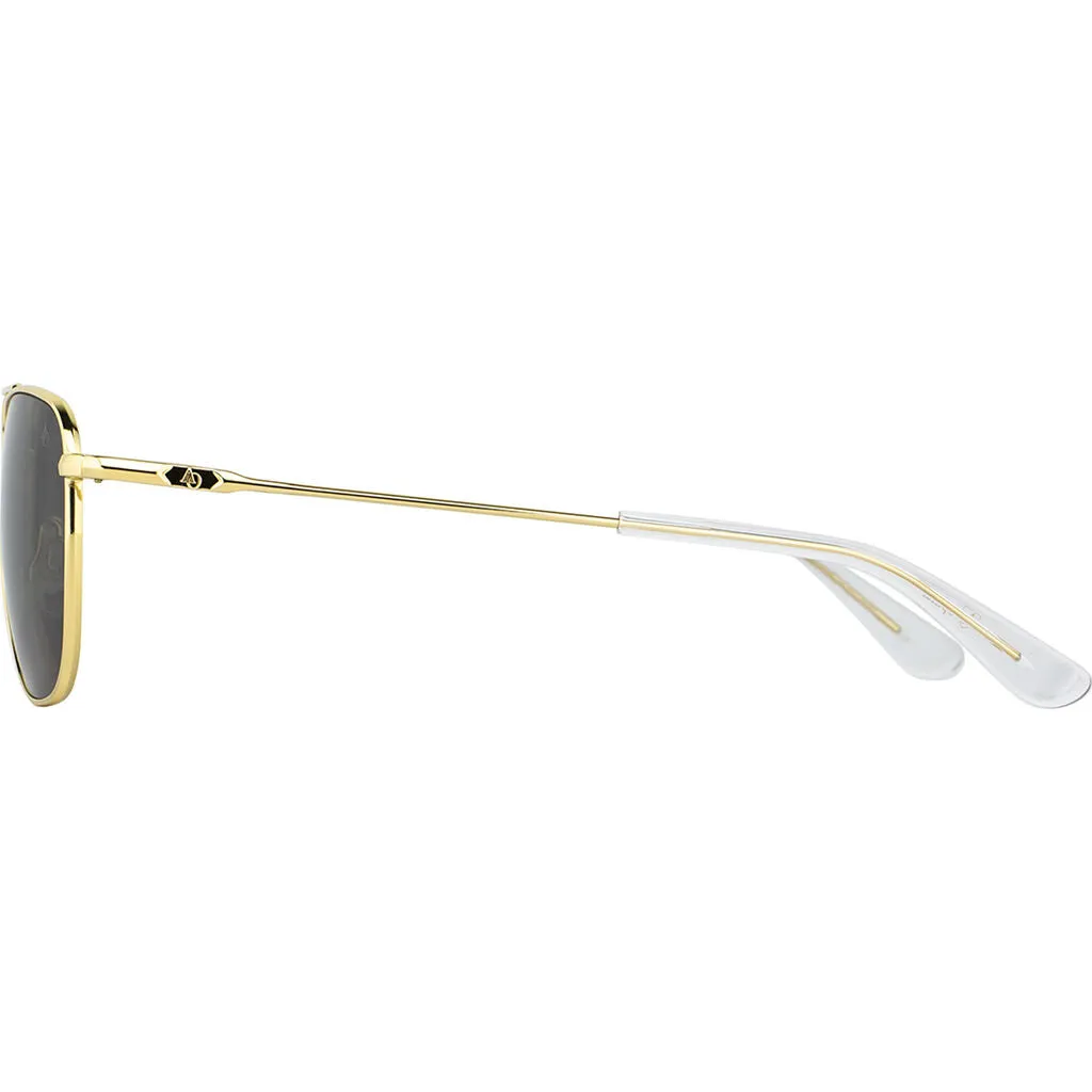 American Optical Big General Sunglasses | Gold/Polarized Nylon Grey