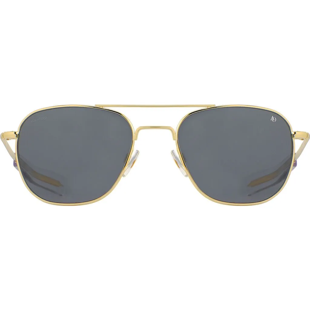 American Optical General Sunglasses | Gold/Polarized Nylon Grey