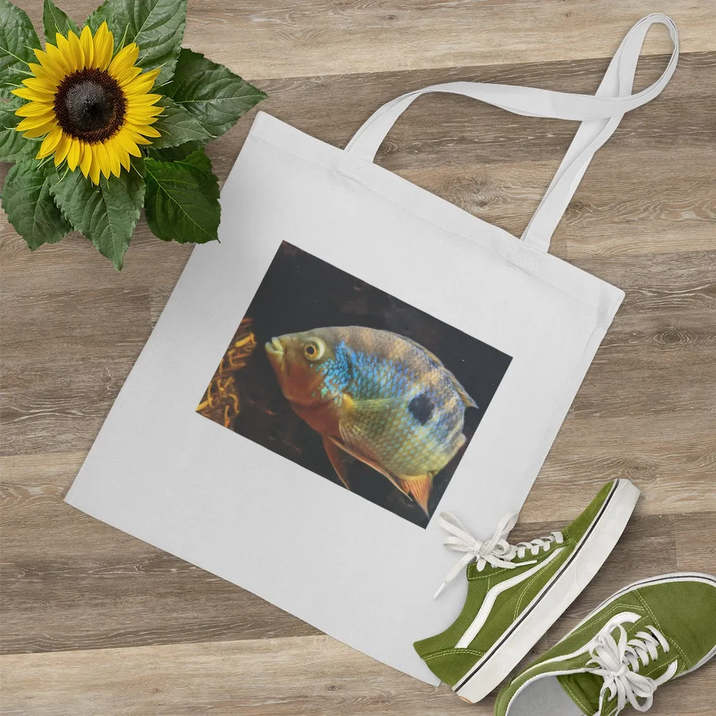 Brown Orange Fish Tote Bag