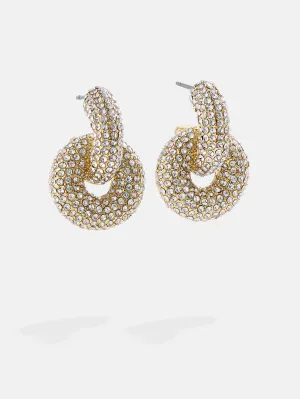 Camilla Earrings - Clear/Gold