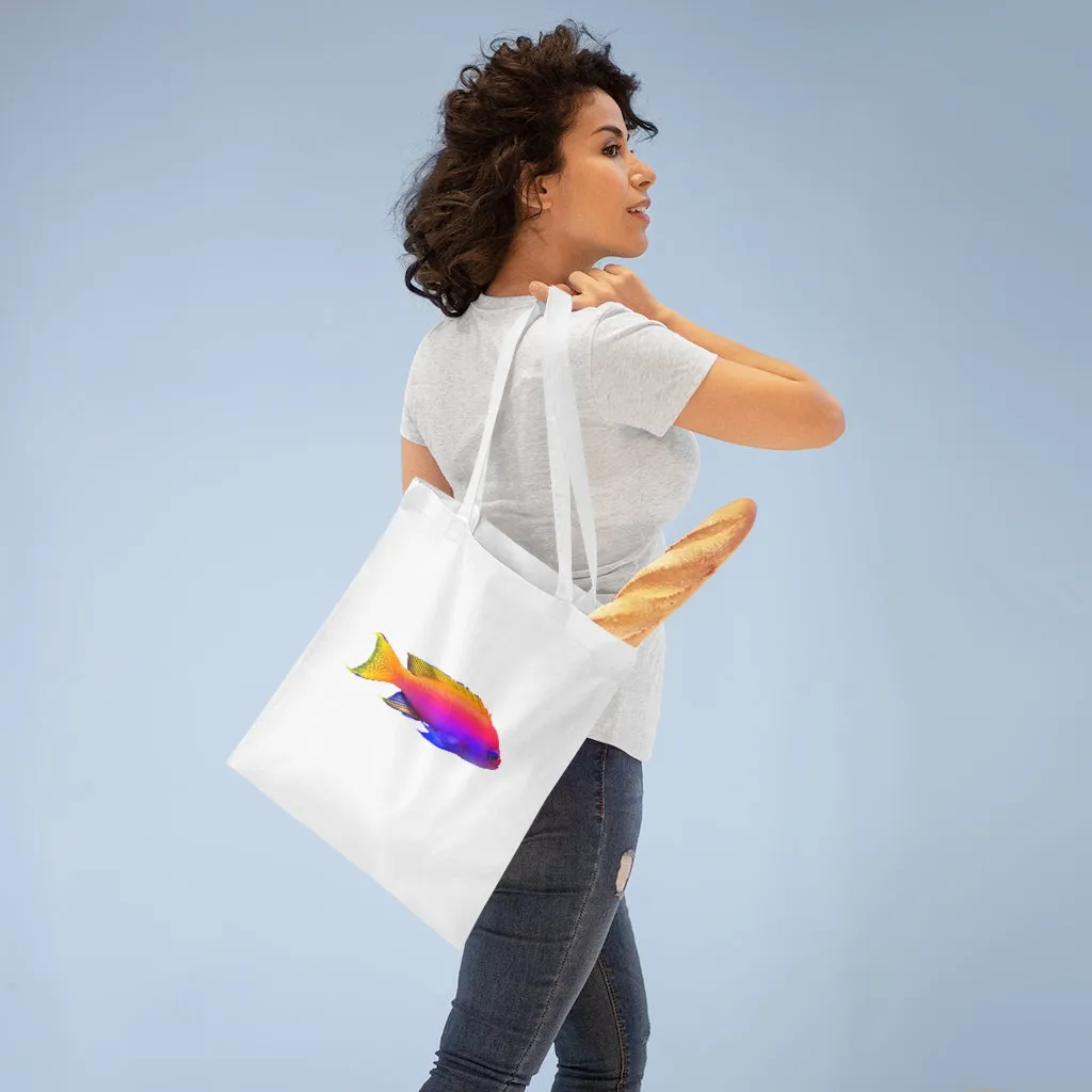 Colored Fish Tote Bag