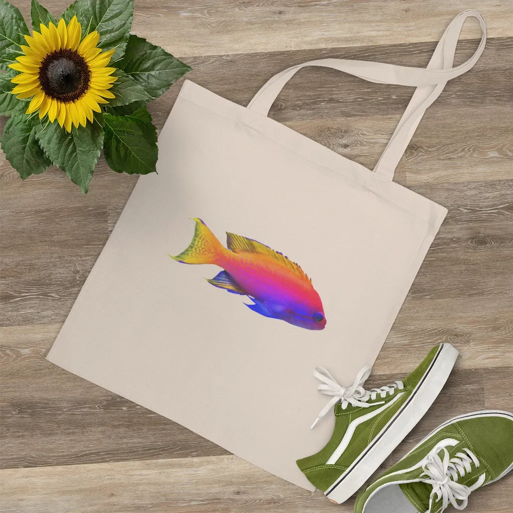 Colored Fish Tote Bag