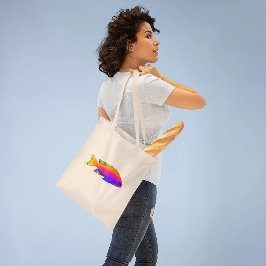 Colored Fish Tote Bag