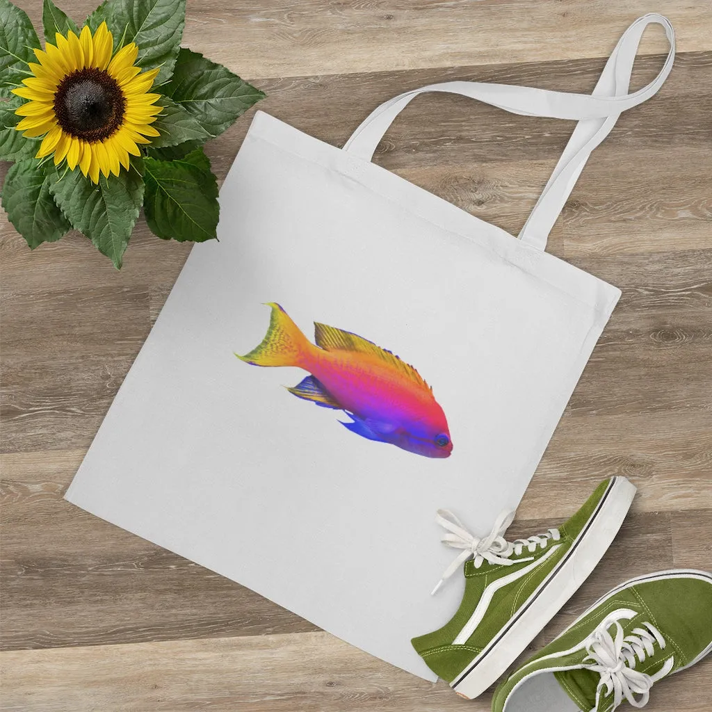Colored Fish Tote Bag