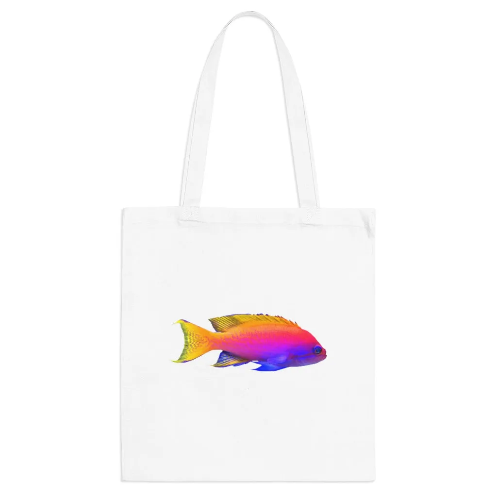 Colored Fish Tote Bag