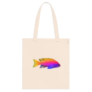 Colored Fish Tote Bag