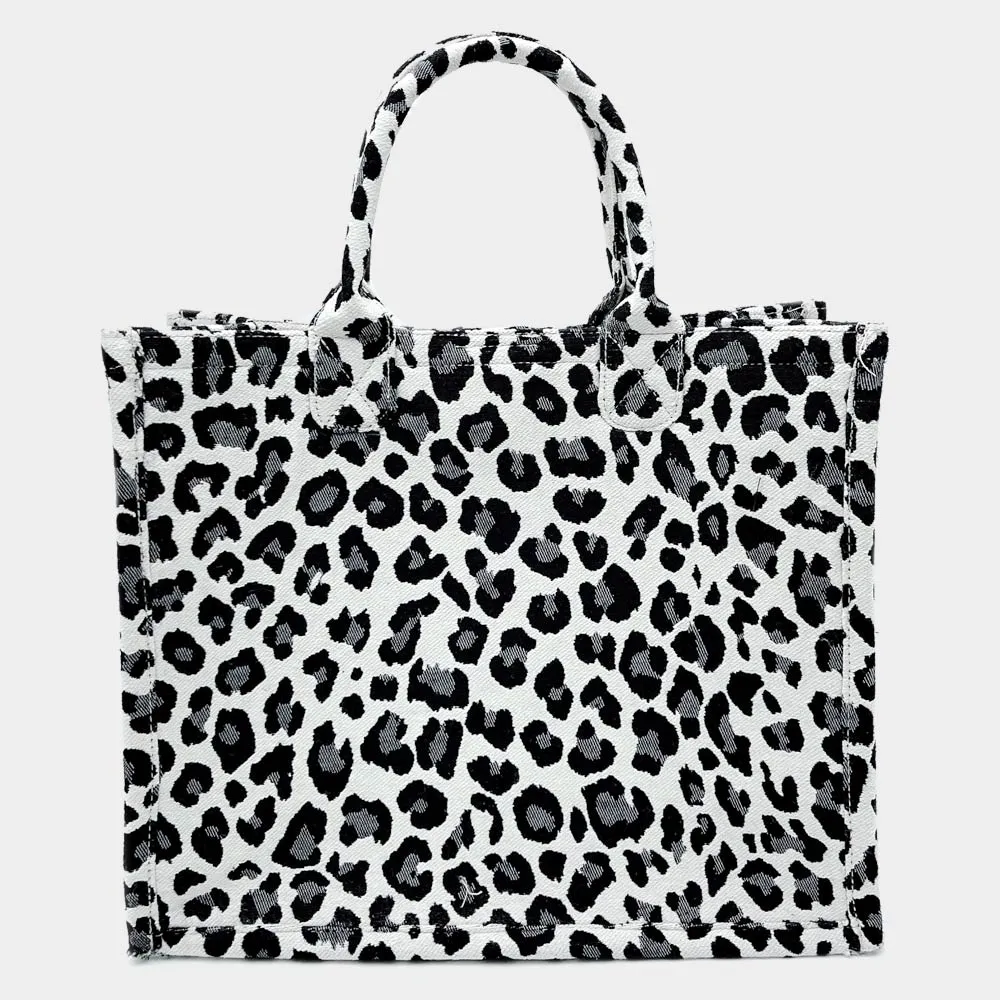 iLLASPARKZ Leopard Patterned Tote Bag
