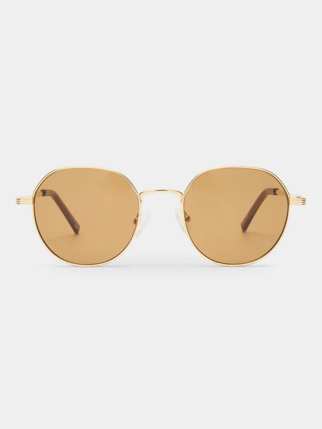 Odyssey Sunglasses - Gold Light Brown Mono