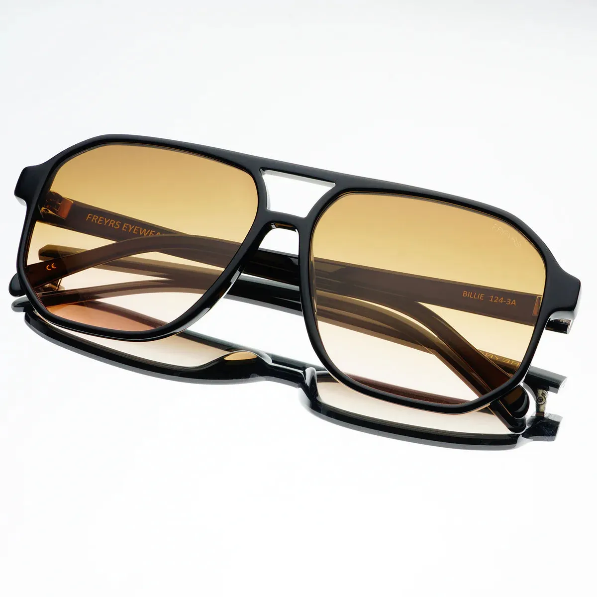 Sunglasses- Billie Black/Brown (124-3A)