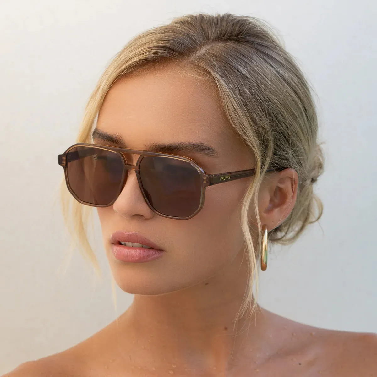 Sunglasses- Billie Black/Brown (124-3A)