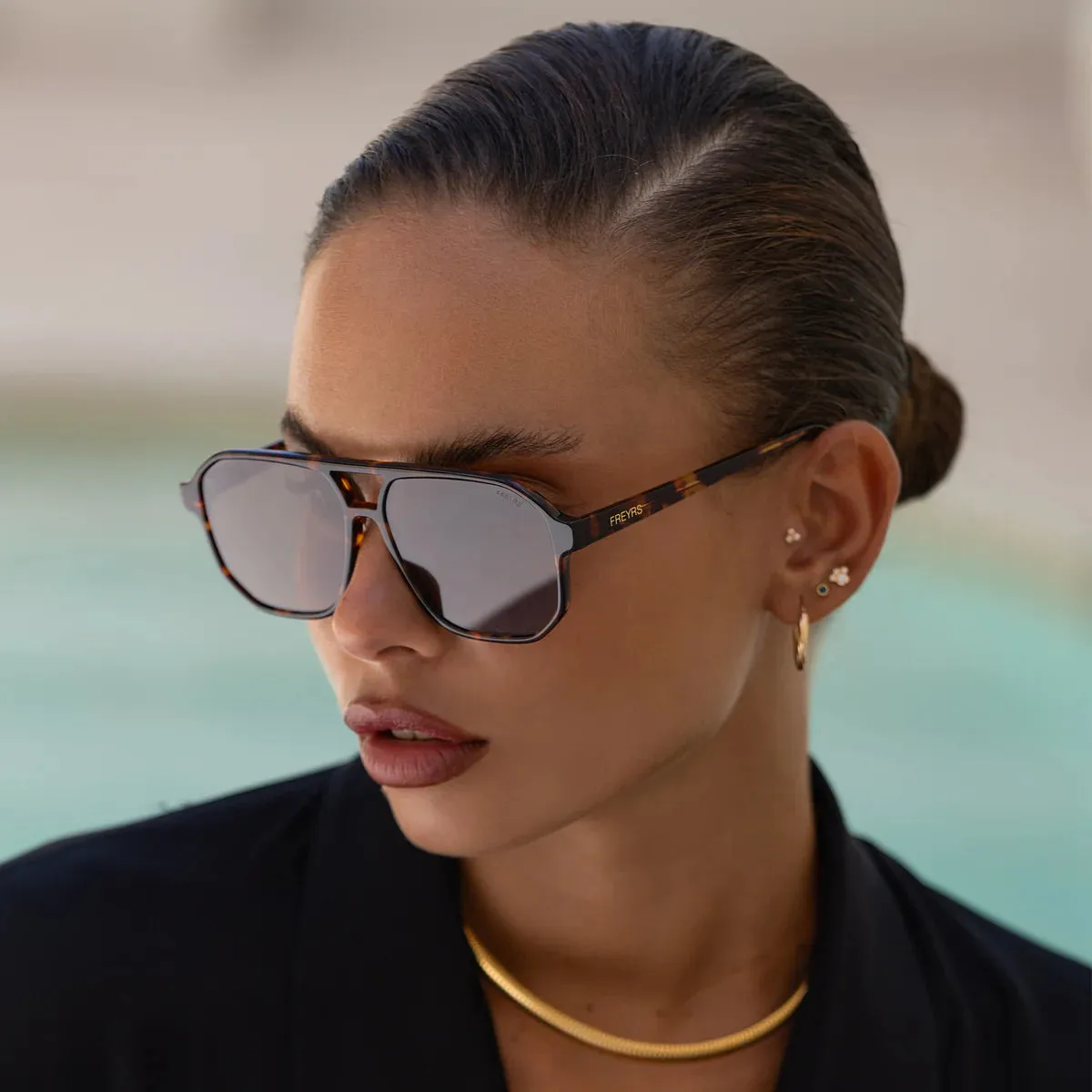 Sunglasses- Billie Dark Tortoise/Brown (124-7A)