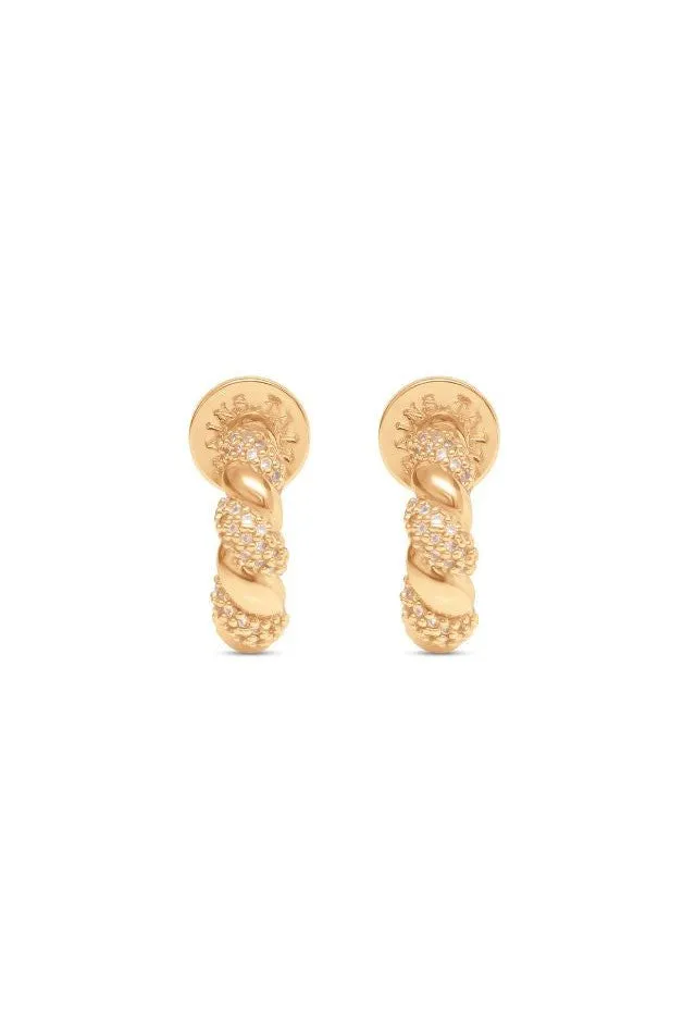 Talis Chains - Baguette Huggie - Cubic Zirconia