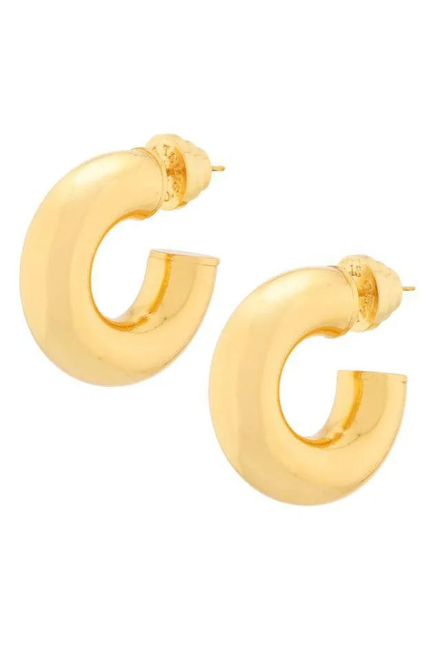 Talis Chains - Chubby Donut Hoops - Large (gold)