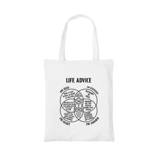 The Beatles Tote Bag - Life Advice