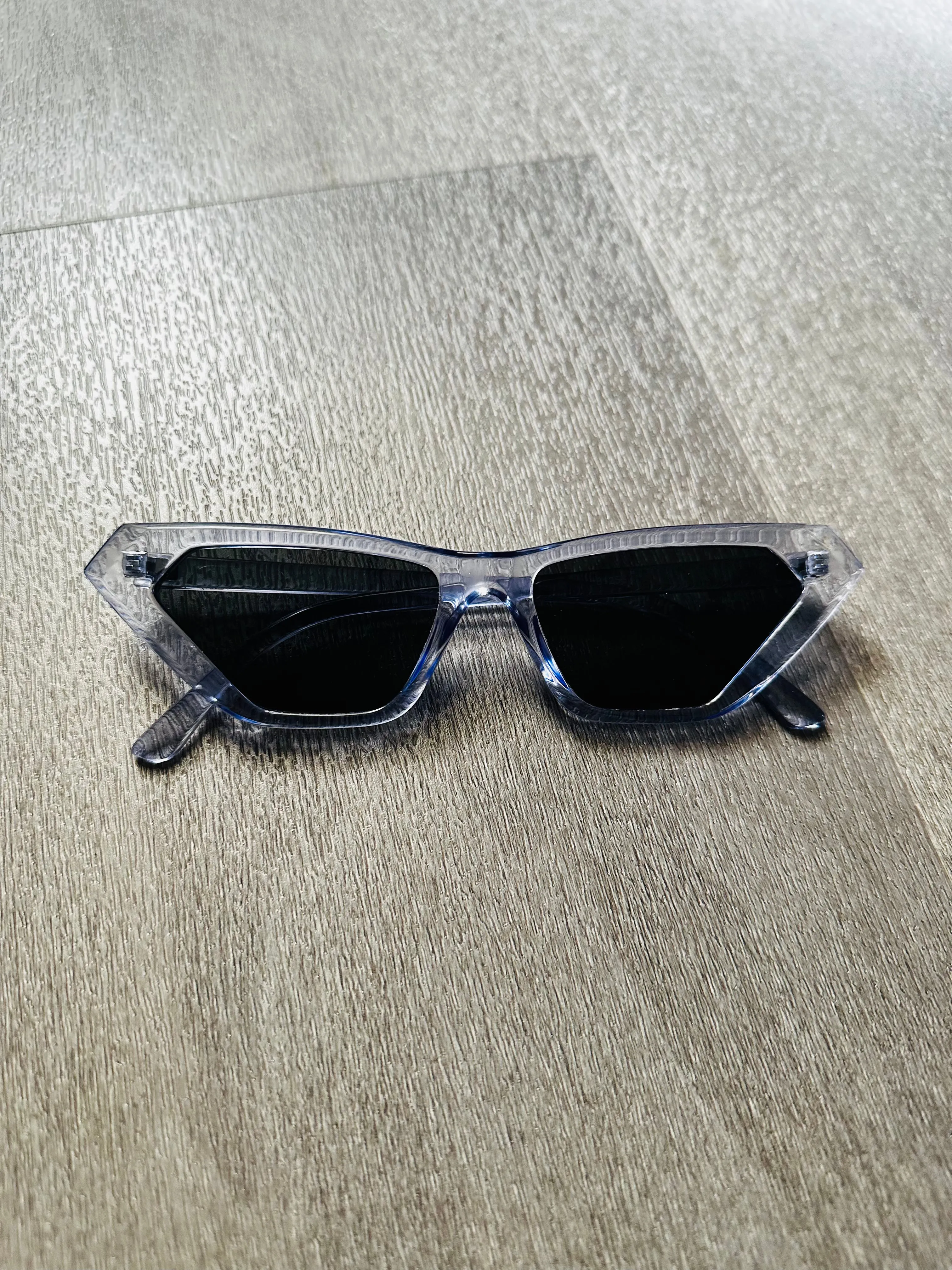 Vogue Sunnies UV 400 Protection Tinted Triangle Retro Cat Eye Sunglasses